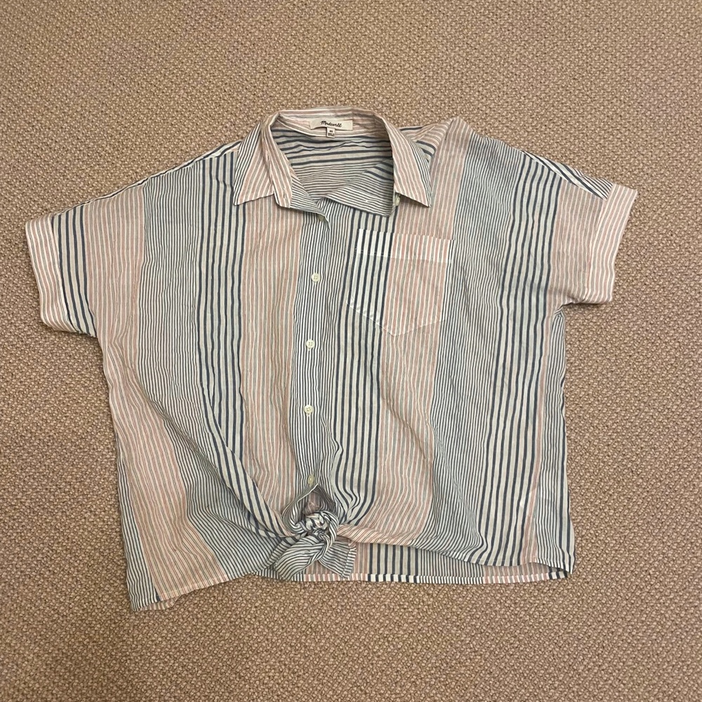 Madewell Striped Button Up
